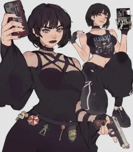 Goth/emo gf