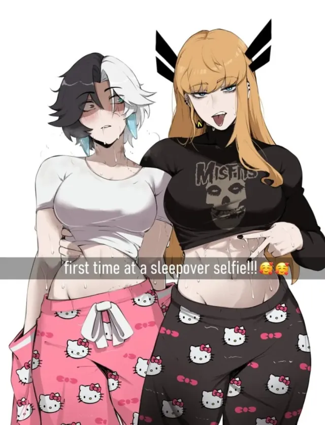 sleep over with luna and illyana