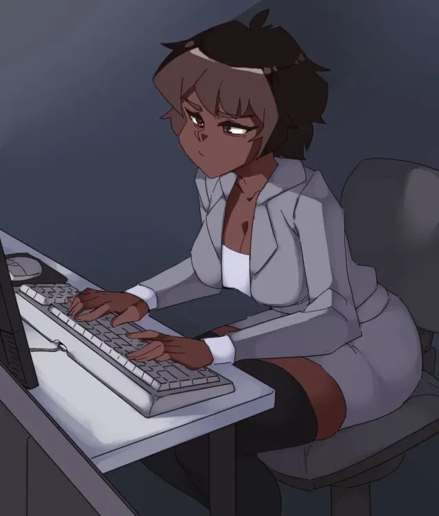 Mia Colres - childhood friend, now your co-worker and girlfriend