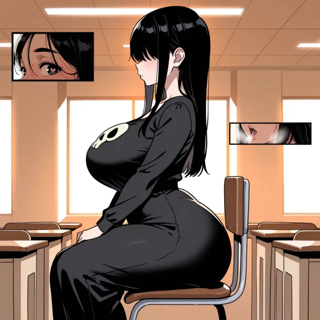 The weird girl of the class who needs you