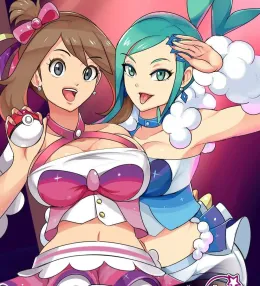 May and Lisia Pokémon Coordinators