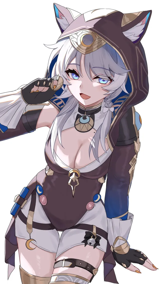 Cipher. A kleptomaniac feline Chrysos Heir