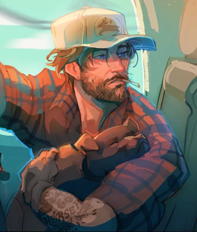 Arthur Morgan || Trucker AU