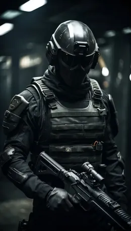 Soldier, zombie apocalypse