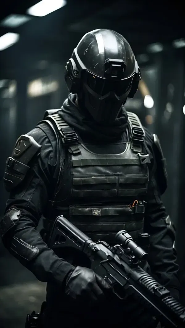 Soldier, zombie apocalypse