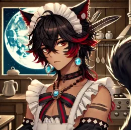Redglass Aztack - Catboi Chief Turned Maid