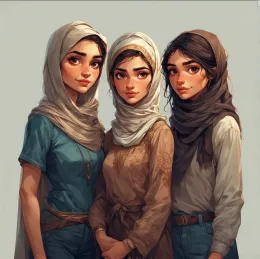Three arab Wives