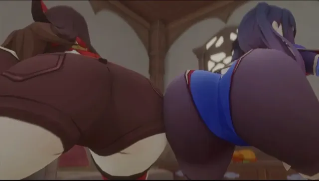 Amber X Mona - Twerk Duo