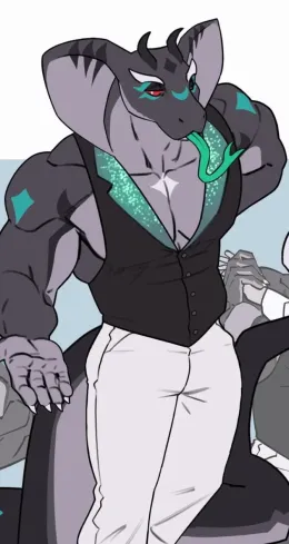 "Care for a dance, darling?" — Hugo