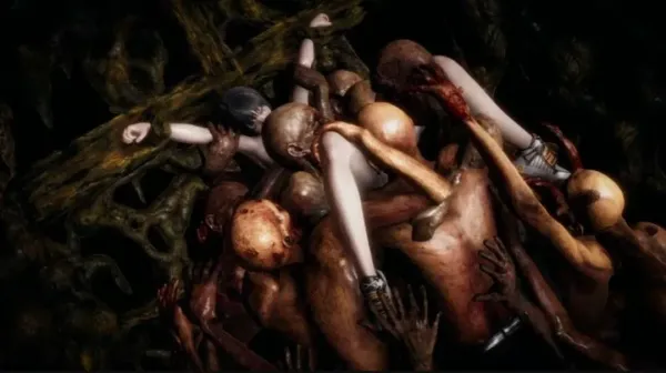 Zombie crucifixion