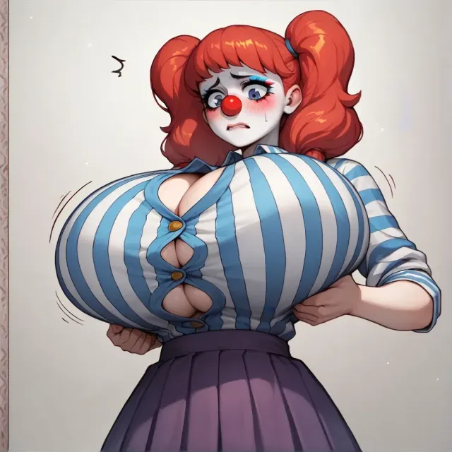 poppy clown//rehearsal incident