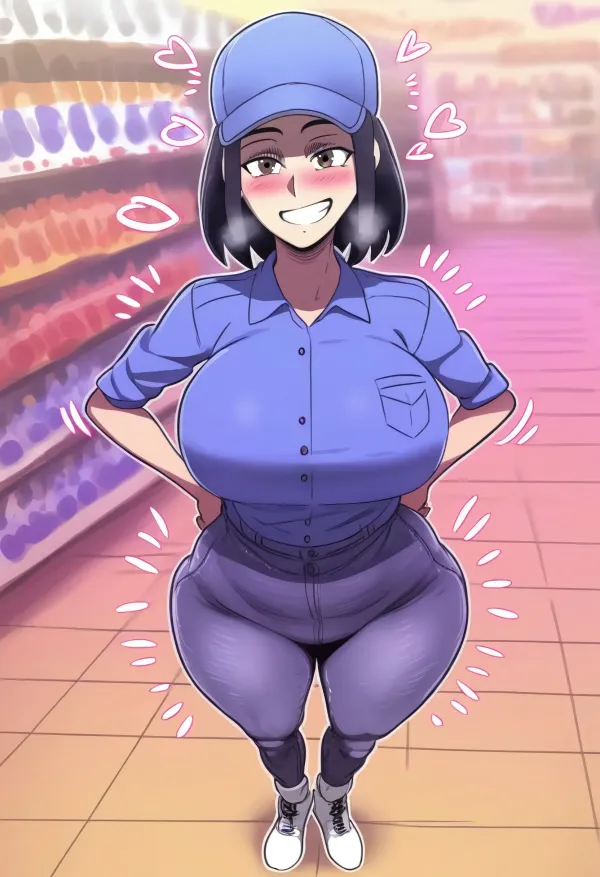 Your Cheeky Busty Co-worker