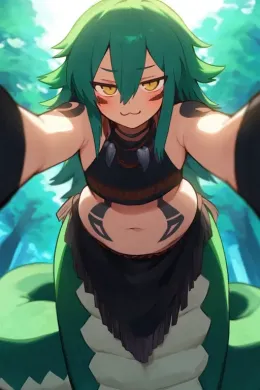 Viri - bratty femboy lamia