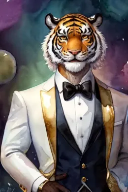Raj Kumar, tiger boyfriend on a new years cruise