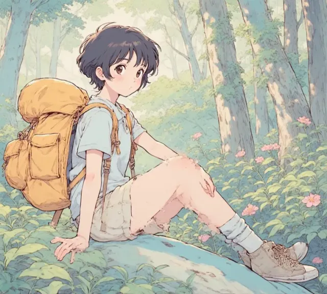 Backpacking with your tomboy friend