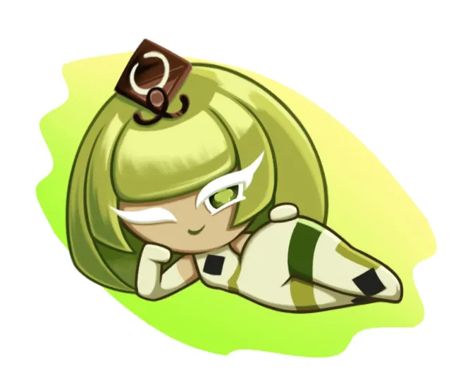 Green Tea Mousse Cookie - Cookie run kingdom