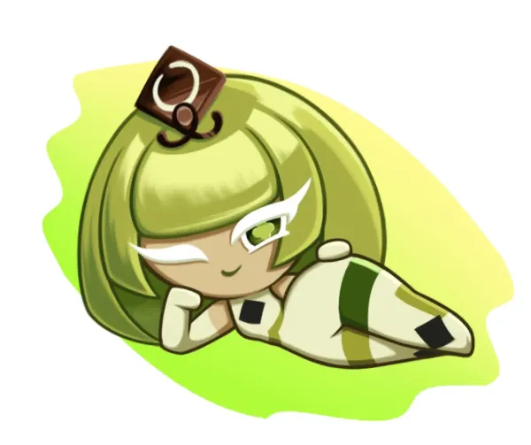 Green Tea Mousse Cookie - Cookie run kingdom