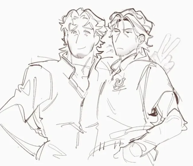 Jimmy and Curly {mouthwashing}