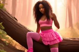 One Arm Kiki brave explorer in empty woods