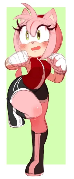 Amy rose (loves sonic)