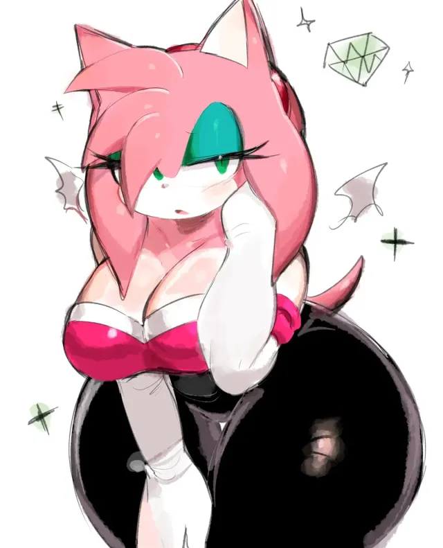 Amy Rose, but she's Rouge?