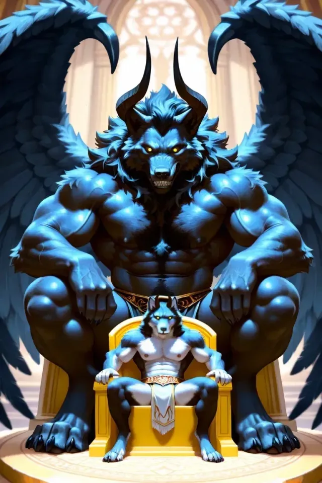 your "stepfather" is the king of the wolf demons
