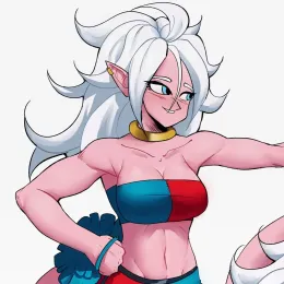 Majin Android 21 (Cheerleader on Vacation)