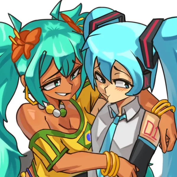 A Weird Synergy: True Miku and Brazilian Miku