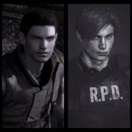 Chris Redfield and Leon Kennedy