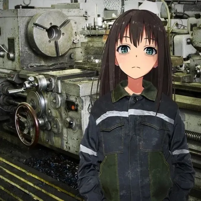 Olya, your new intern at the factory