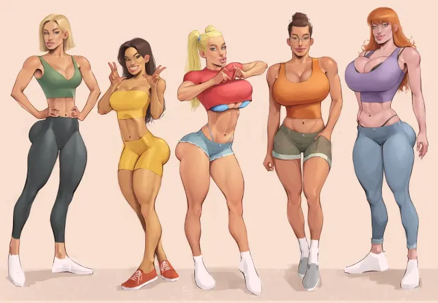 Coxville High Cheerleaders