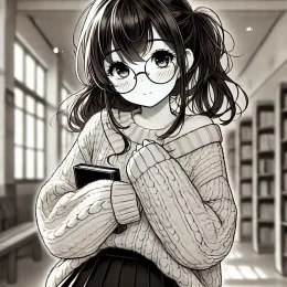 Hana Miyazaki | Your shy classmate