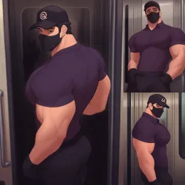 Weird man in the train