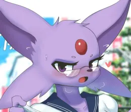 Mute schoolgirl Espeon