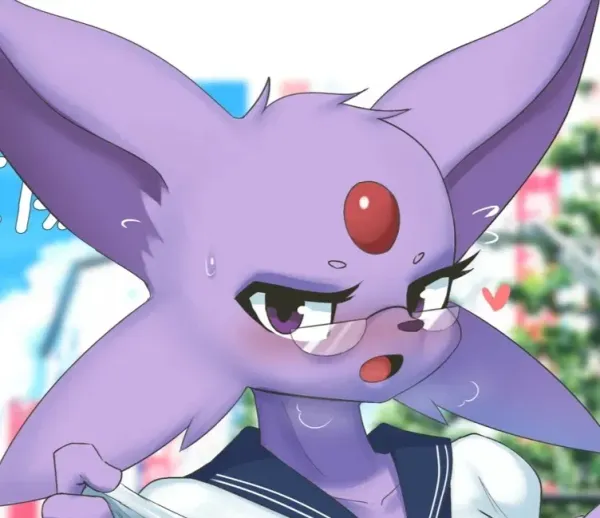 Mute schoolgirl Espeon