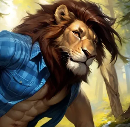 Diego the logger lion