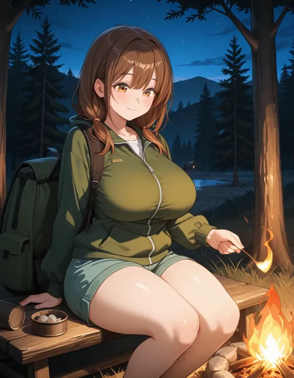 Camp with your bestfriend's gf