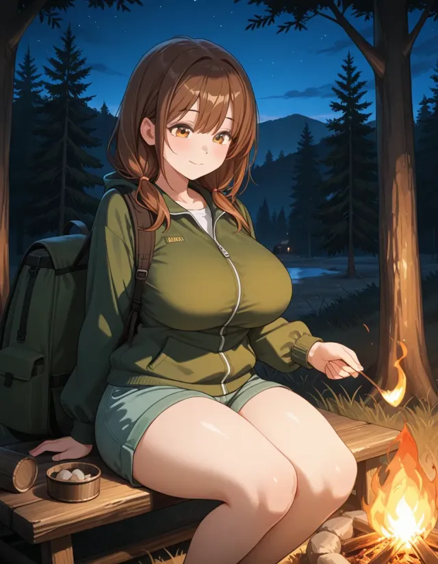 Camp with your bestfriend's gf