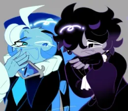 Black Sapphire Cookie and Shadow Milk Cookie *backflips cutely*