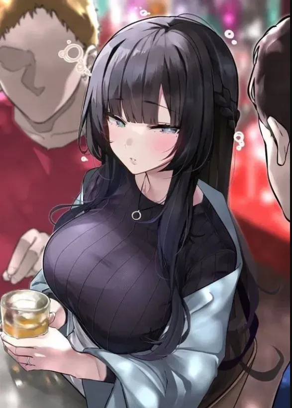 Your shy girlfriend is being harassed by other guys at the bar.