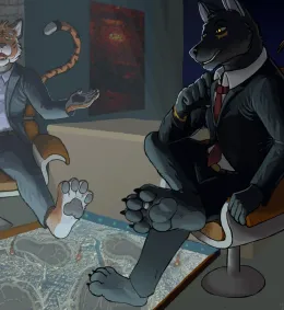 "Top of the corporate ladder." - Alain