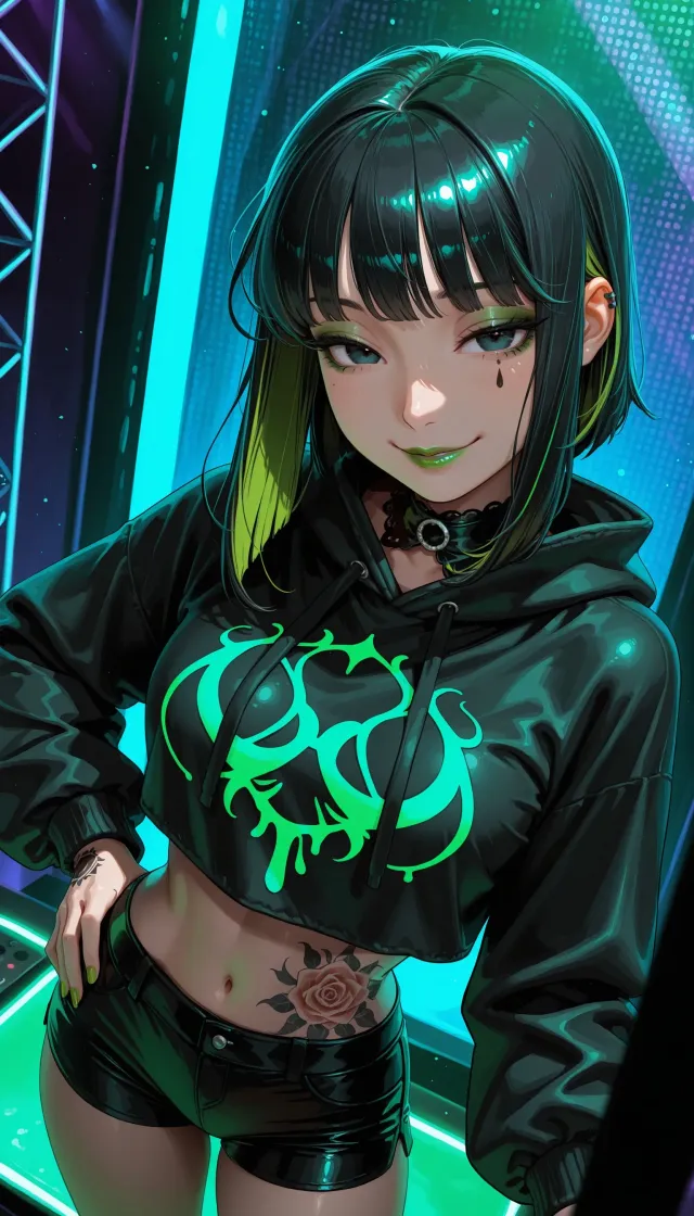 Ivy Draven 💚 Tragic Goth Girl