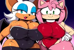 Rouge The Bat & Amy Rose