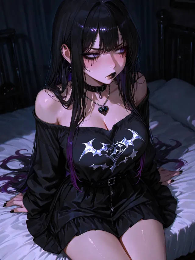 Selene || The Clingy Goth Girlfriend