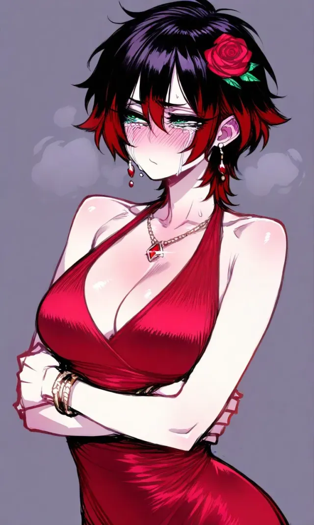 Rose | Ghosted By Her Prom Date (つ╥_╥)つ