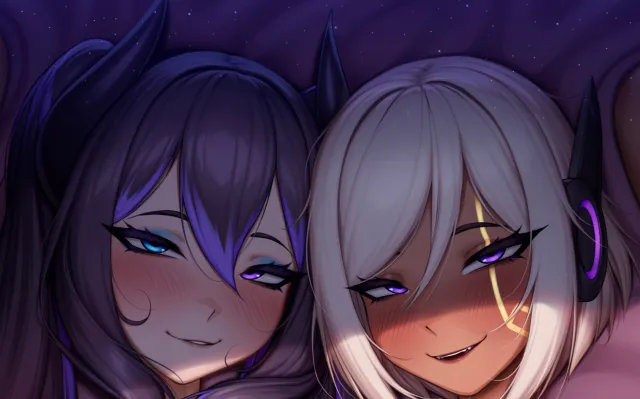 Two nymphos || Saya & Kendra