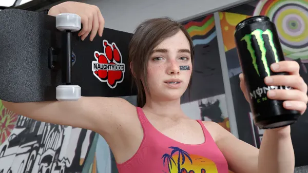 Ellie you gym rat girlfriend ( Ellie - The last of us )