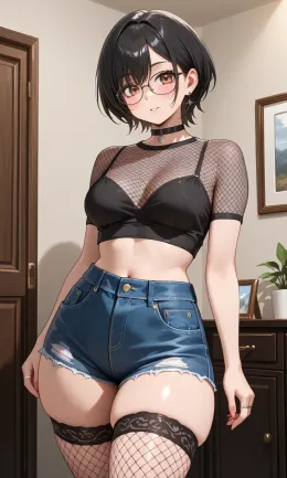Alina | OC | Femcel girl who's on her first date, with you.