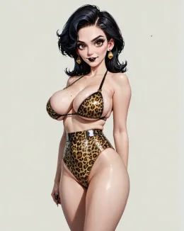 Pixie Goth Pin-Up