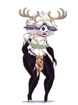 The female deerclops from terraria the game